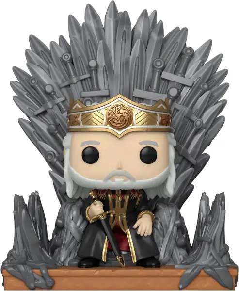 Funko POP! Deluxe: House of The Dragon - King Viserys Targaryen on Throne