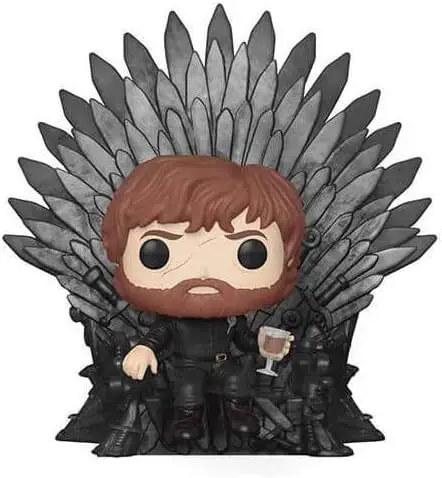 Funko POP! Deluxe: Game 0: Tyrion Lannister Sitting on Iron Throne Collectible Figure - Game of Thrones - Collectible Vinyl Figure