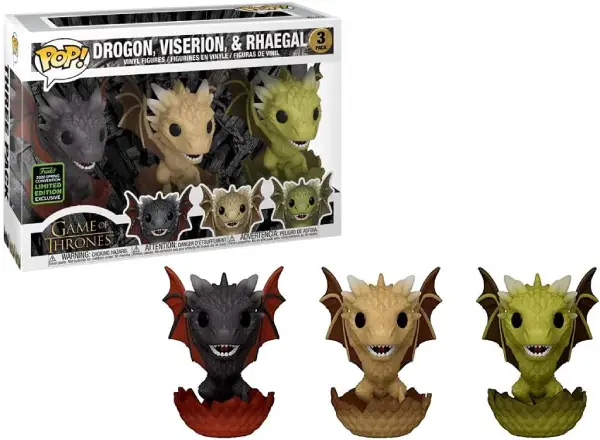 Dragon Eggs 3-Pack: Drogon, Rhaegal & Viserion