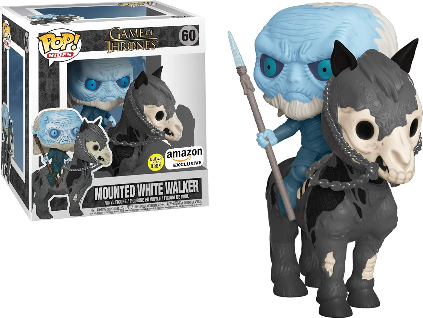Funko Pop! Rides: Game of Thrones – Glow in The Dark White Walker and Horse